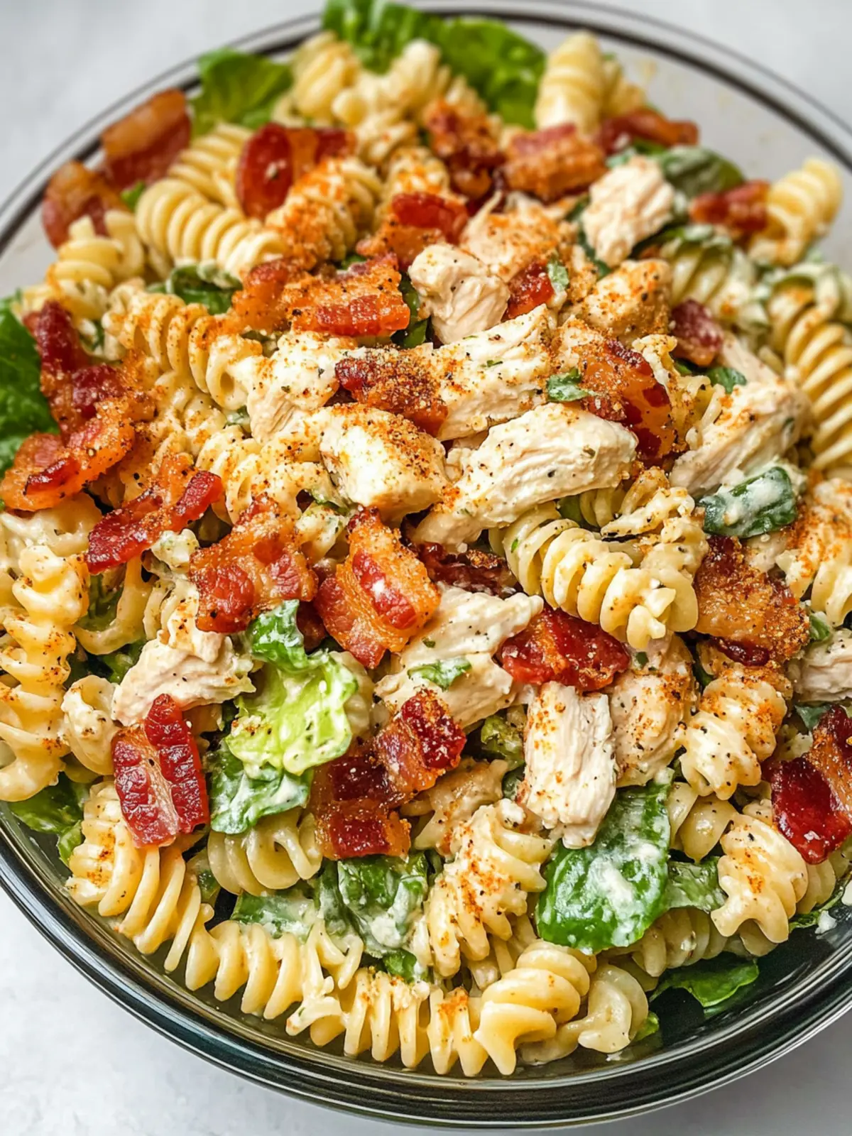 Delicious Chicken Bacon Ranch Pasta Salad for Easy Meals 3 Chicken Bacon Ranch Pasta Salad