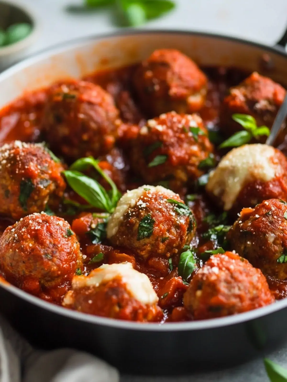 Mozzarella Stuffed Meatballs That Will Steal Your Heart 3 Mozzarella Stuffed Meatballs