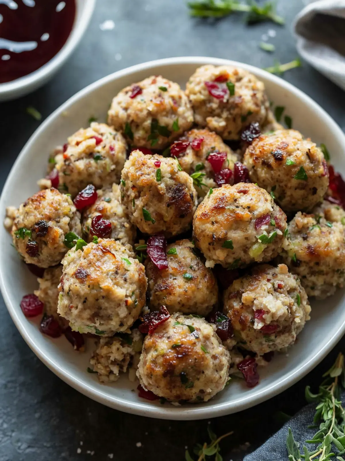 Savory Turkey and Stuffing Meatballs Your Family Will Love 3 Turkey and Stuffing Meatballs