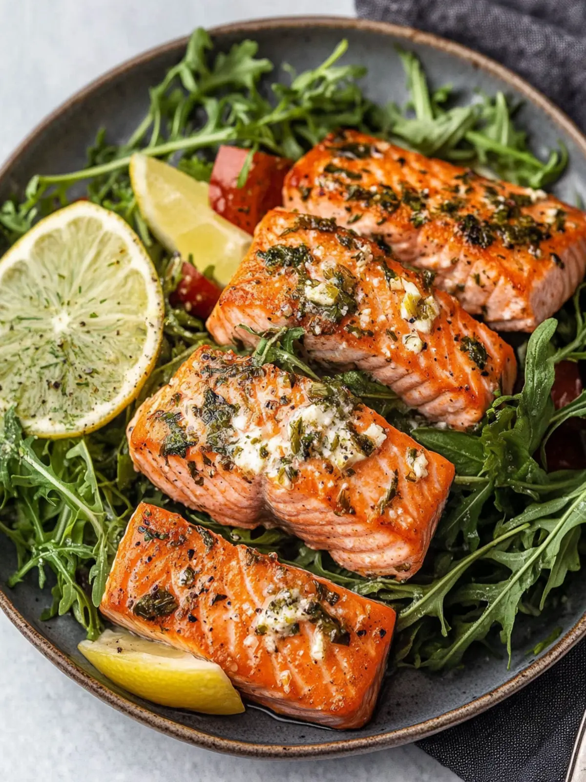 Savory Greek Salmon with Zesty Dill and Oregano Twist 3 Greek Salmon