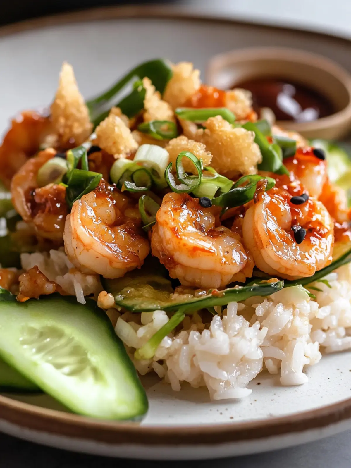 Crispy Rice with Spicy Shrimp Salad: A Flavorful Twist 5 Crispy Rice with Spicy Shrimp Salad
