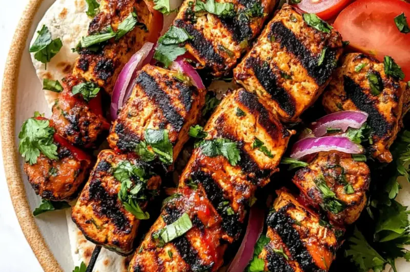 Middle Eastern Tofu Kebabs