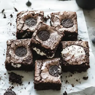 Irresistible Cookies and Cream Brownies That Bring Back Childhood 9 Cookies and Cream Brownies