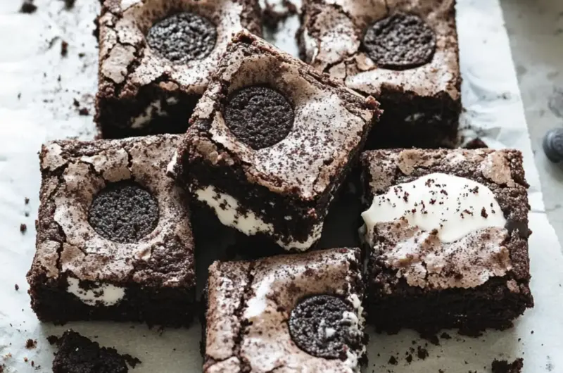 Cookies and Cream Brownies