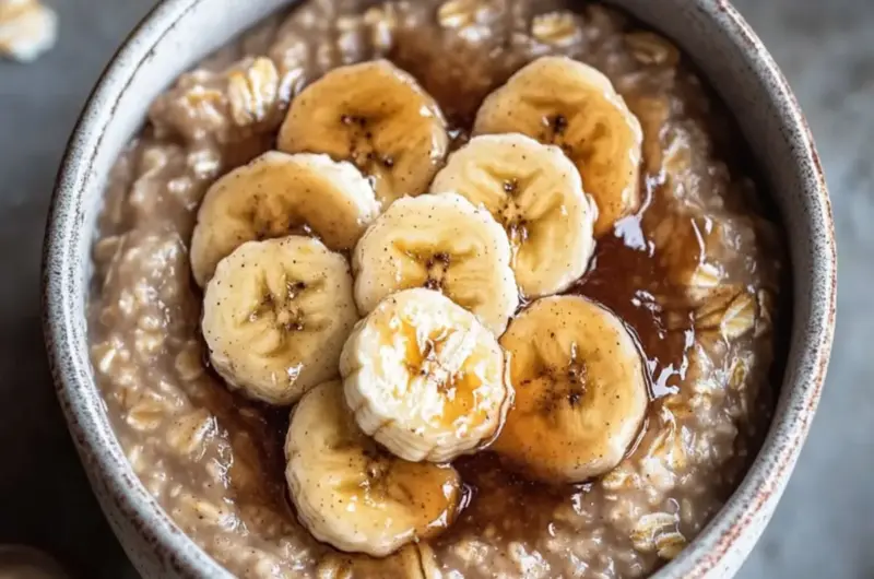 Caramelized Banana Oatmeal
