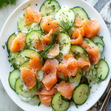 Smoked Salmon Cucumber Salad: A Refreshing Protein-Packed Delight 9 Smoked Salmon Cucumber Salad