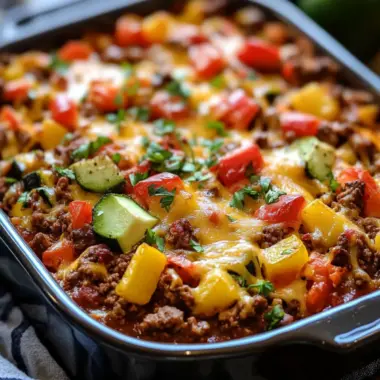 Southwestern Beef and Vegetable Bake: A Flavorful Family Delight 10 Southwestern Beef and Vegetable Bake