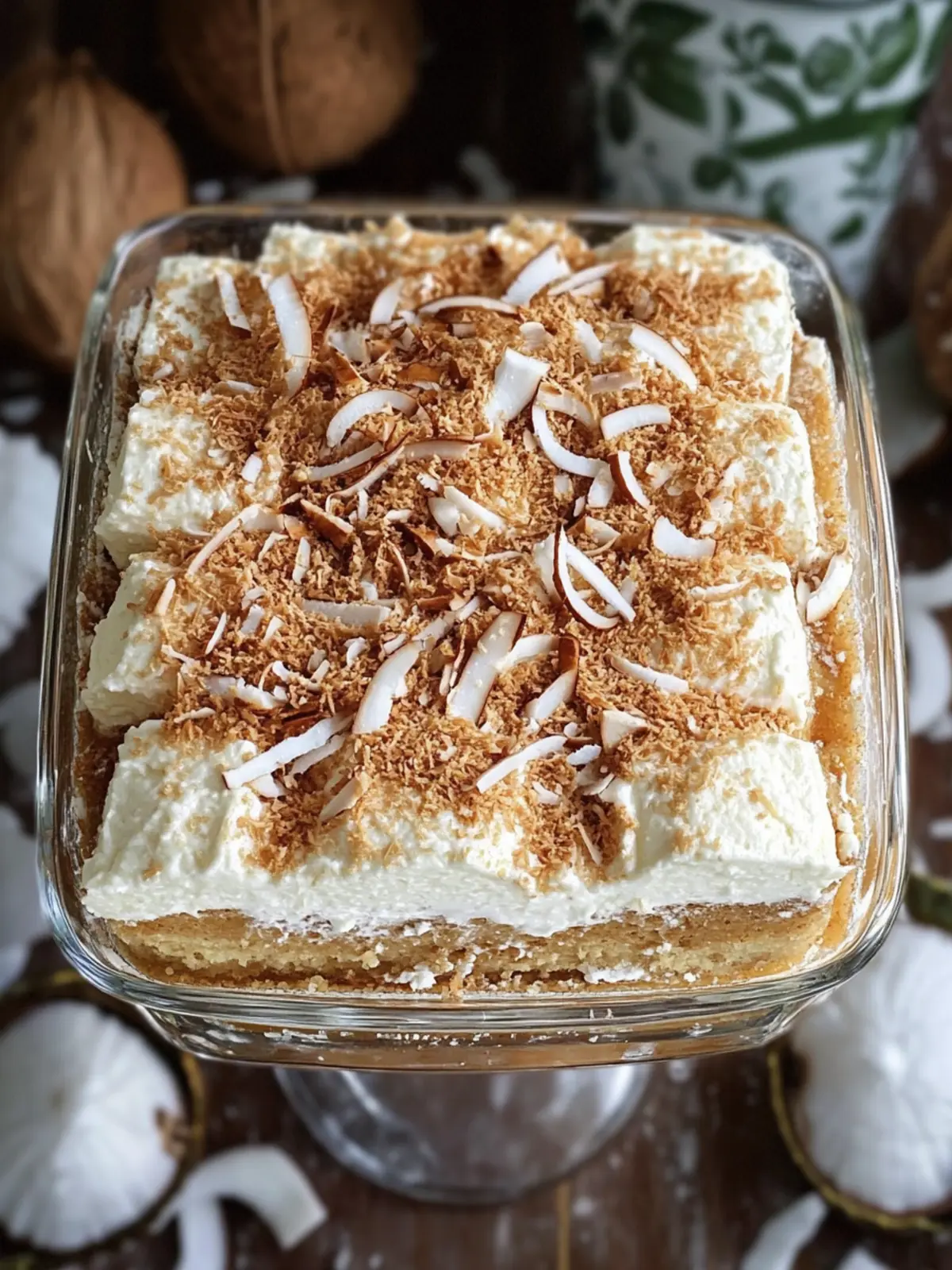 Coconut Rum Tiramisu: A Tropical Twist You’ll Love! 2 Coconut Rum (Coquito) Tiramisu