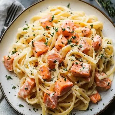 Tasty Salmon Pasta That’s Creamy Without the Guilt 9 Tasty Salmon Pasta