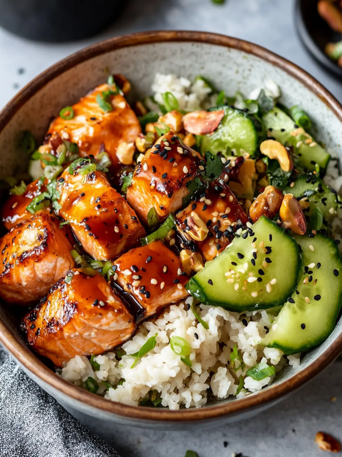 Delicious Honey Glazed Salmon Bowl Ready in Just 30 Minutes 2 Honey Glazed Salmon Bowl