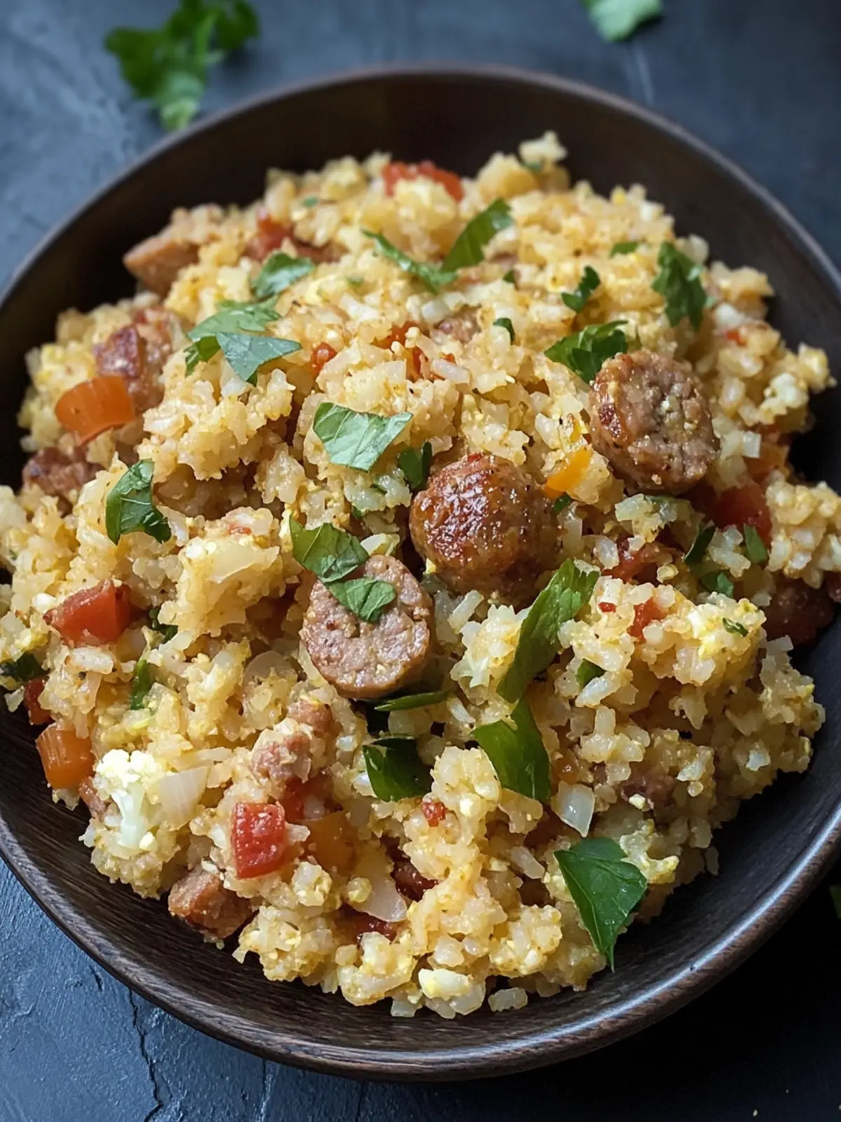 Cajun Sausage Cauliflower Rice: Quick, Healthy One-Pan Wonder 5 Cajun Sausage Cauliflower Rice