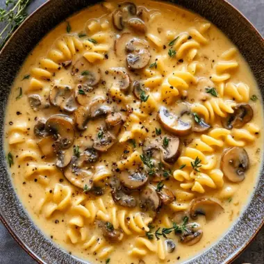 Creamy Mushroom Pasta Soup That Warms Your Soul Instantly 9 Creamy Mushroom Pasta Soup