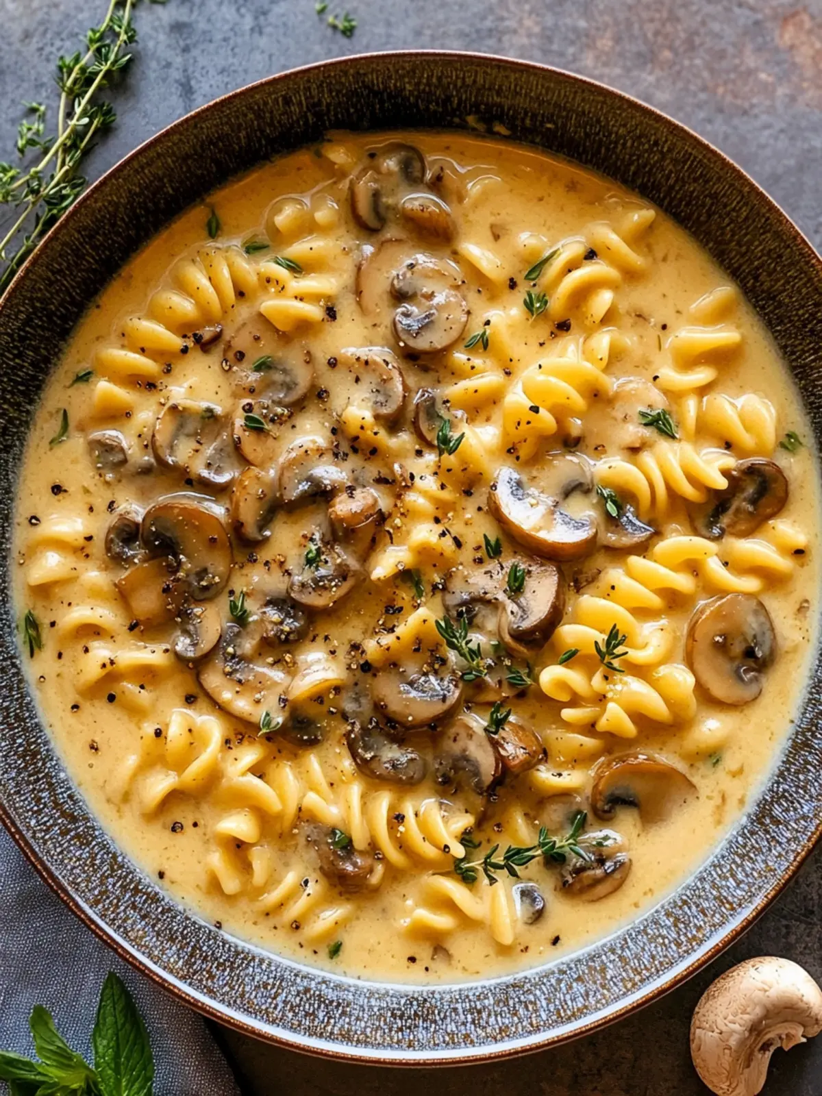 Creamy Mushroom Pasta Soup That Warms Your Soul Instantly 5 Creamy Mushroom Pasta Soup