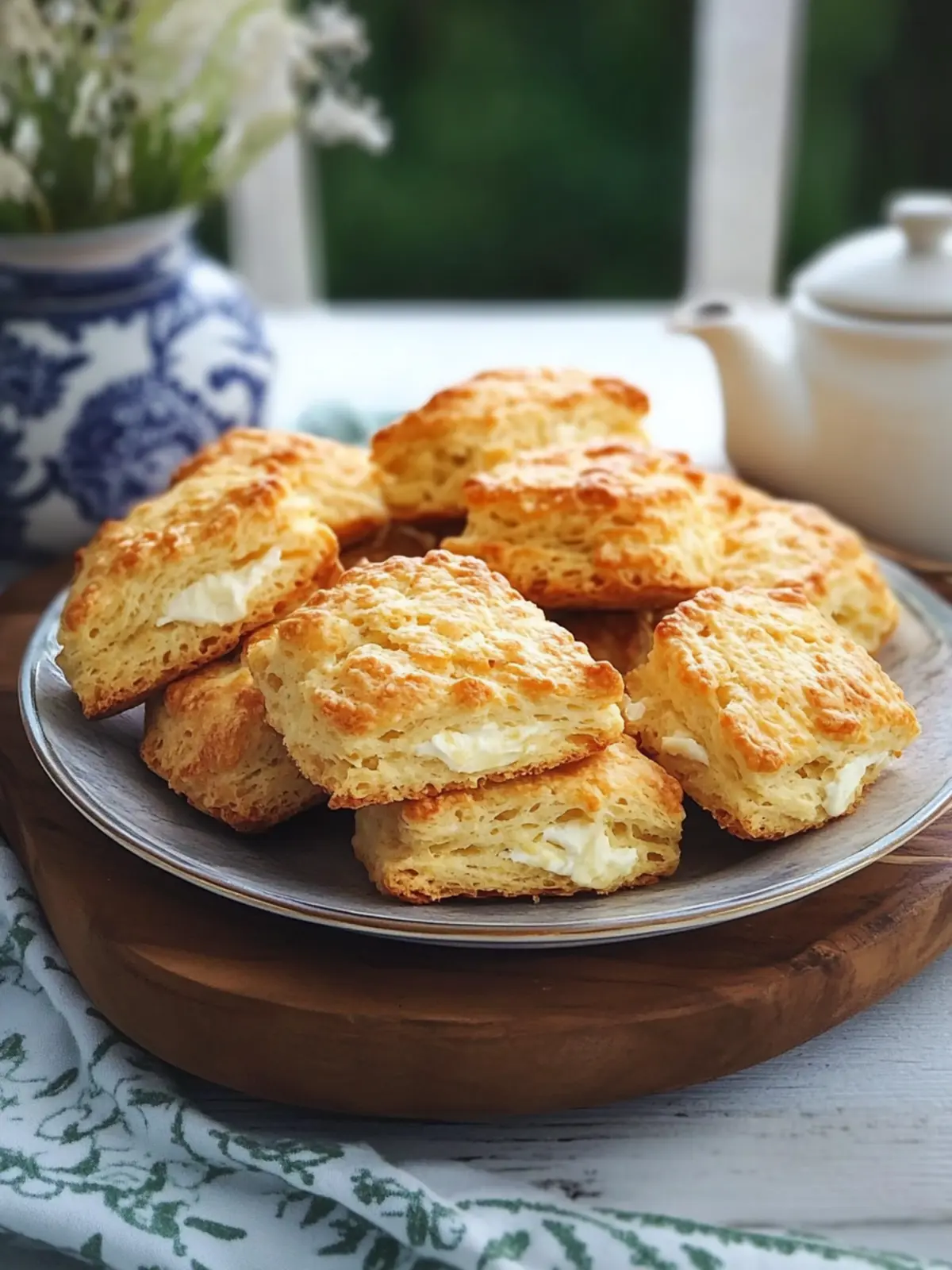 Cheddar & Cream Cheese Scones: Savory Delights for Any Snack 2 Cheddar & Cream Cheese Scones