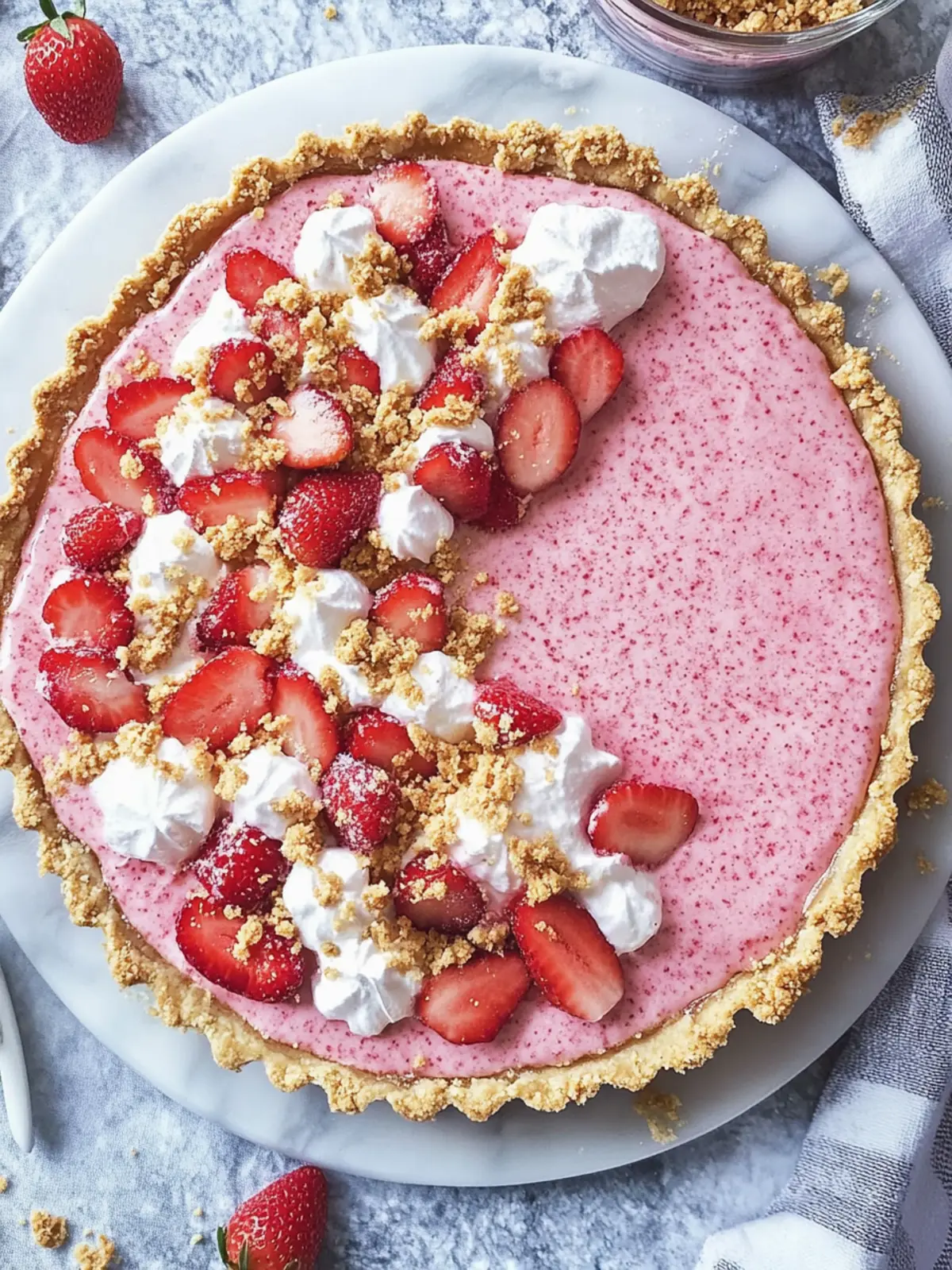 Irresistible Strawberry Shortcake Freezer Pie You'll Love 3 Strawberry Shortcake Freezer Pie