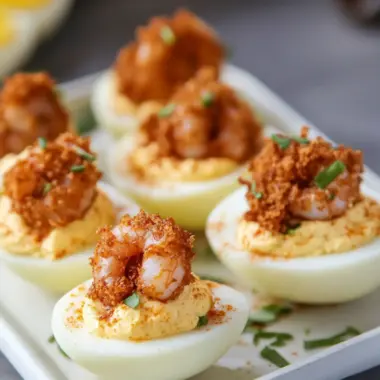 Fried Shrimp Deviled Eggs: A Flavor-Packed Twist You’ll Love 9 Fried Shrimp Deviled Eggs