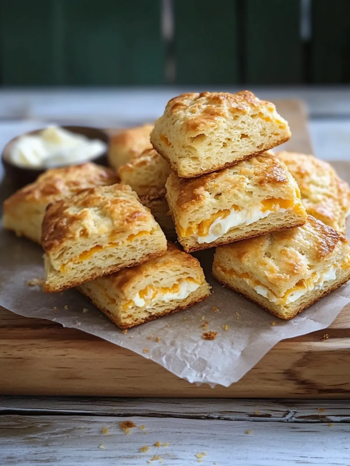 Cheddar & Cream Cheese Scones: Savory Delights for Any Snack 4 Cheddar & Cream Cheese Scones