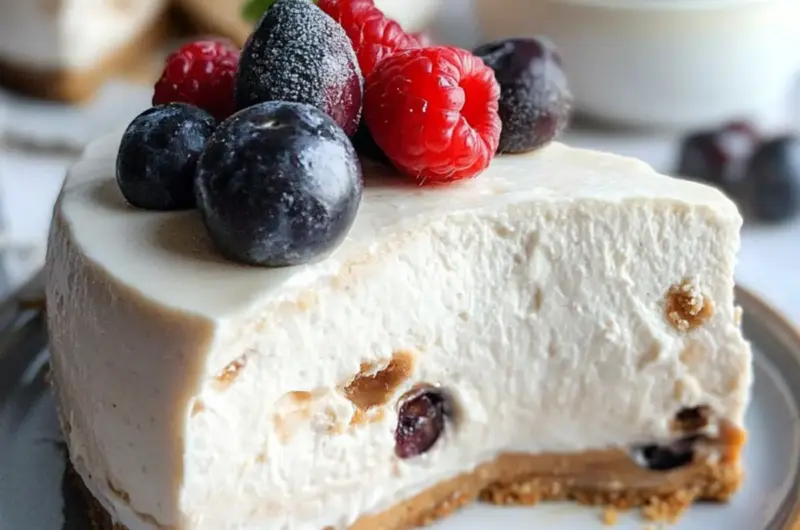No-Bake Vegan Cheesecake