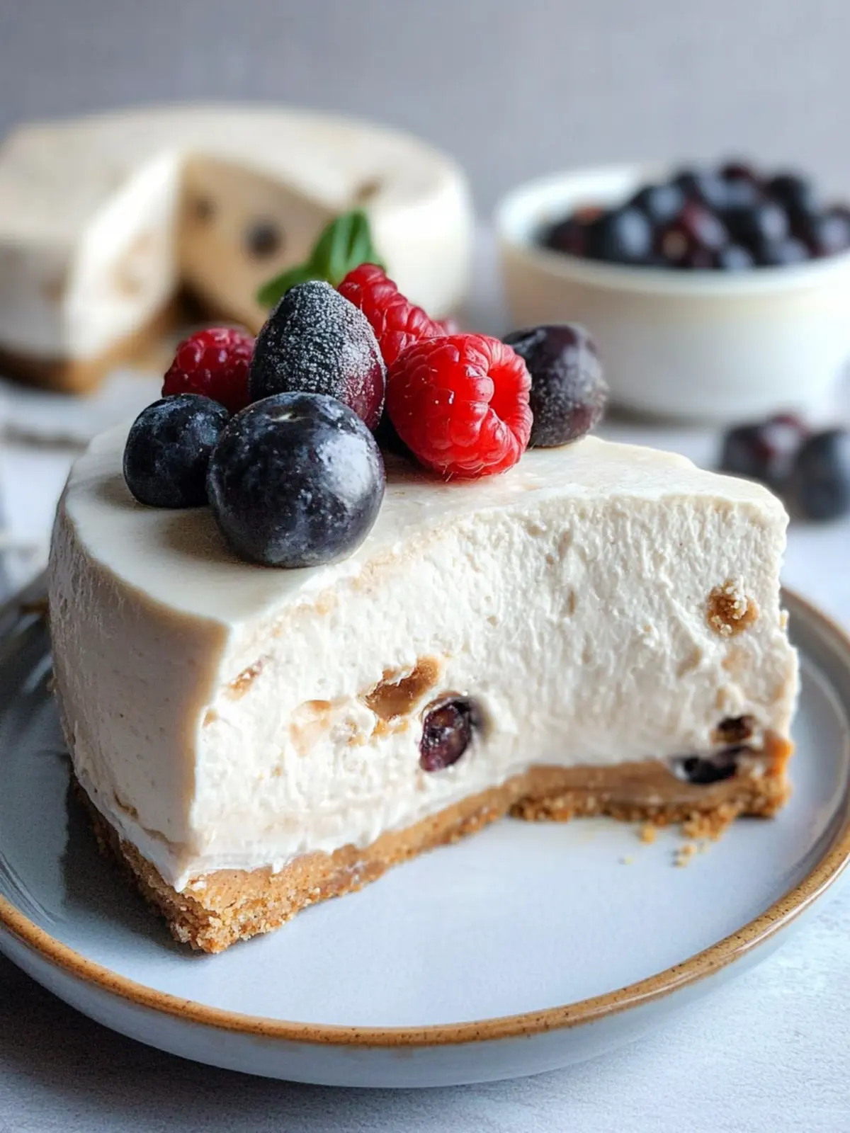 Indulge in No-Bake Vegan Cheesecake with Cookie Dough Bliss 5 No-Bake Vegan Cheesecake