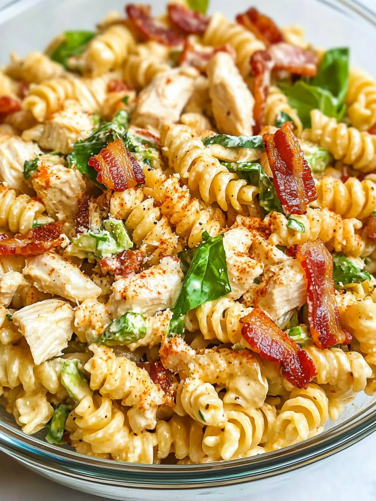 Delicious Chicken Bacon Ranch Pasta Salad for Easy Meals 2 Chicken Bacon Ranch Pasta Salad
