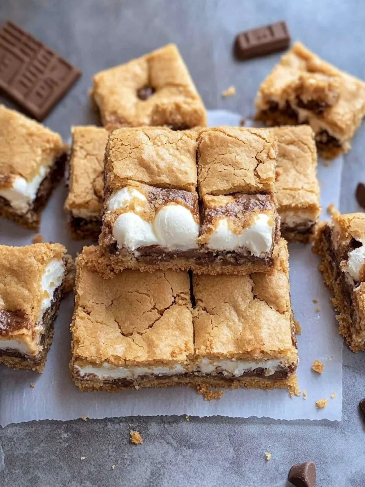 Irresistible S’mores Cookie Bars You’ll Crave All Year! 2 S’mores Cookie Bars