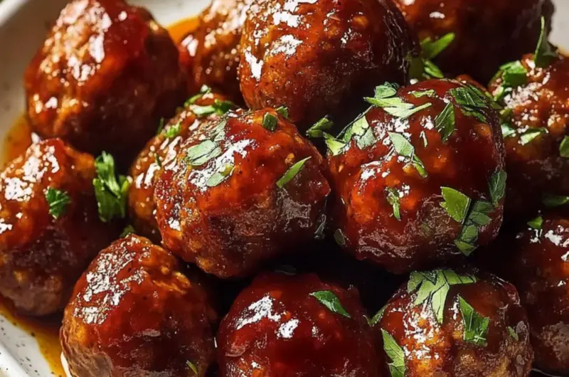 Dr Pepper Meatballs