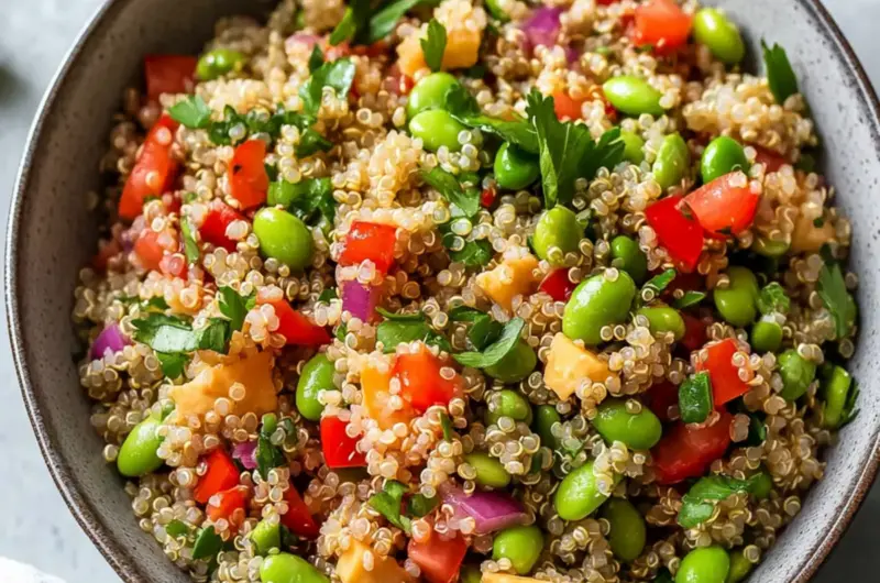Quinoa Edamame Salad