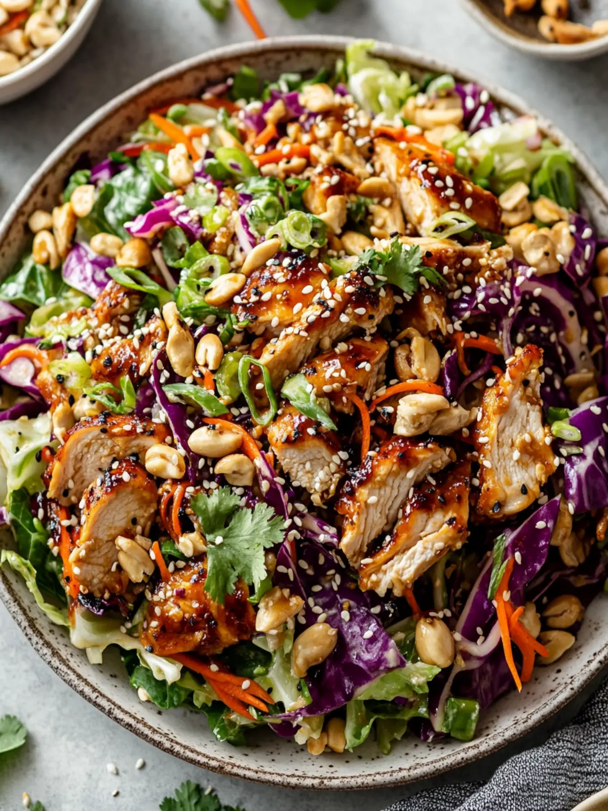 Fresh and Flavorful Sesame Chicken Cabbage Crunch Salad Delight 4 Sesame Chicken Cabbage Crunch Salad