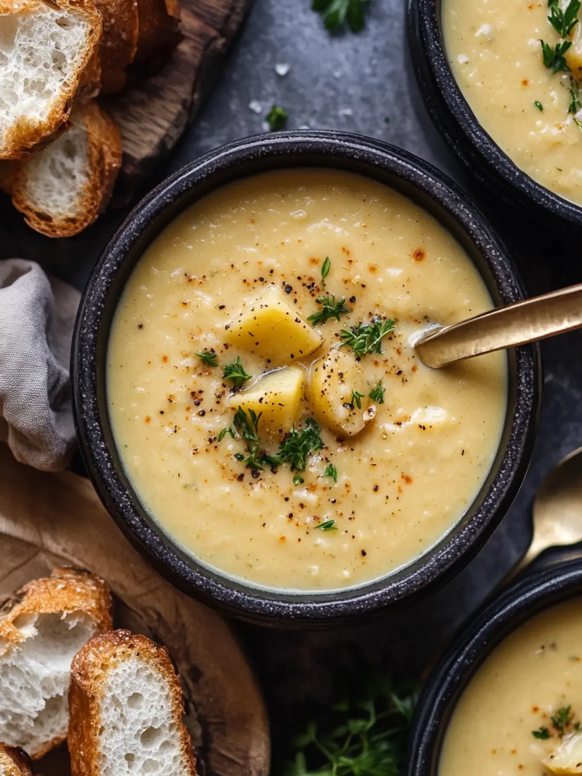 Hearty Cheddar Garlic Herb Potato Soup for Cozy Nights 5 Hearty Cheddar Garlic Herb Potato Soup