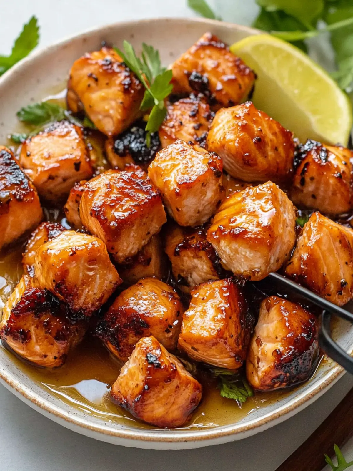 Sweet and Spicy Hot Honey Salmon Bites for Easy Gourmet Nights 5 Hot Honey Salmon Bites