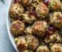 Savory Turkey and Stuffing Meatballs Your Family Will Love