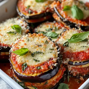 Savor Roasted Eggplant Parmesan Stacks That Delight Every Bite 10 Roasted Eggplant Parmesan Stacks