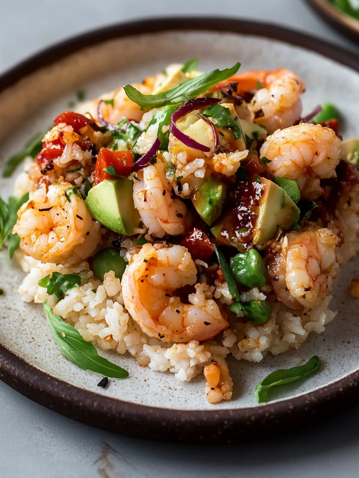 Crispy Rice with Spicy Shrimp Salad: A Flavorful Twist 2 Crispy Rice with Spicy Shrimp Salad