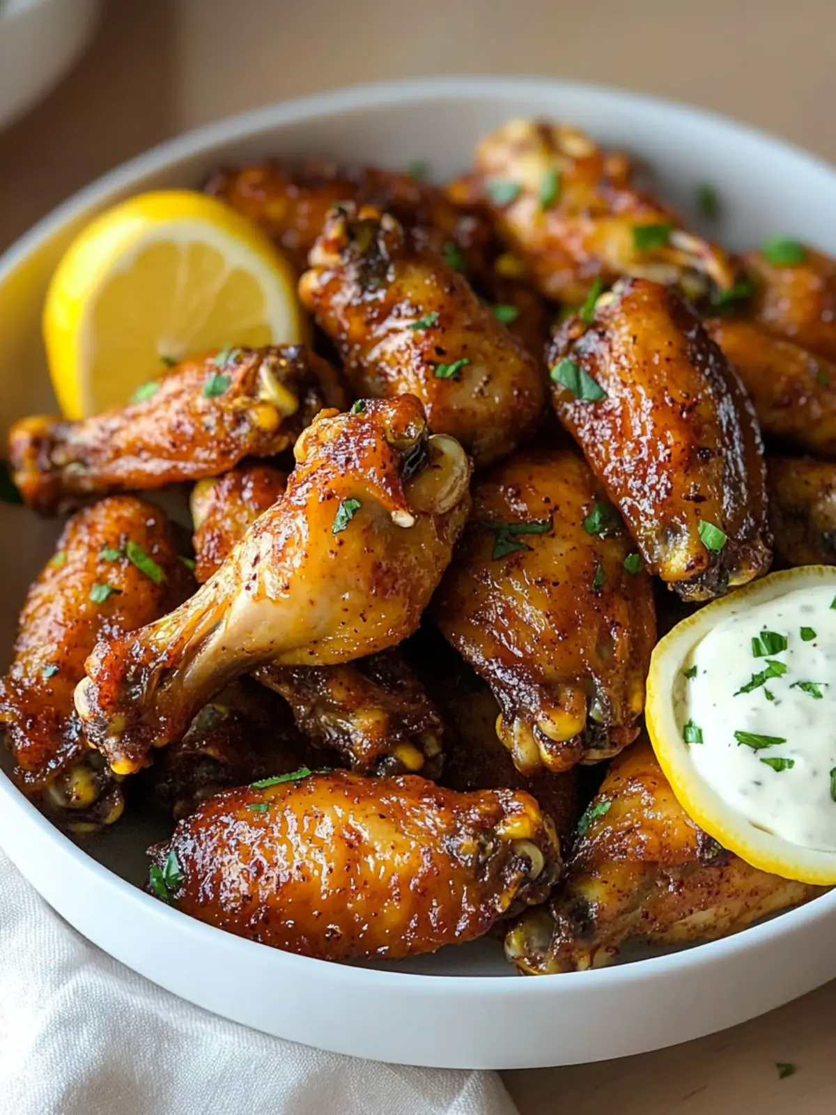 Crispy Honey Lemon Pepper Wings for Your Next Game Day 4 Honey Lemon Pepper Wings