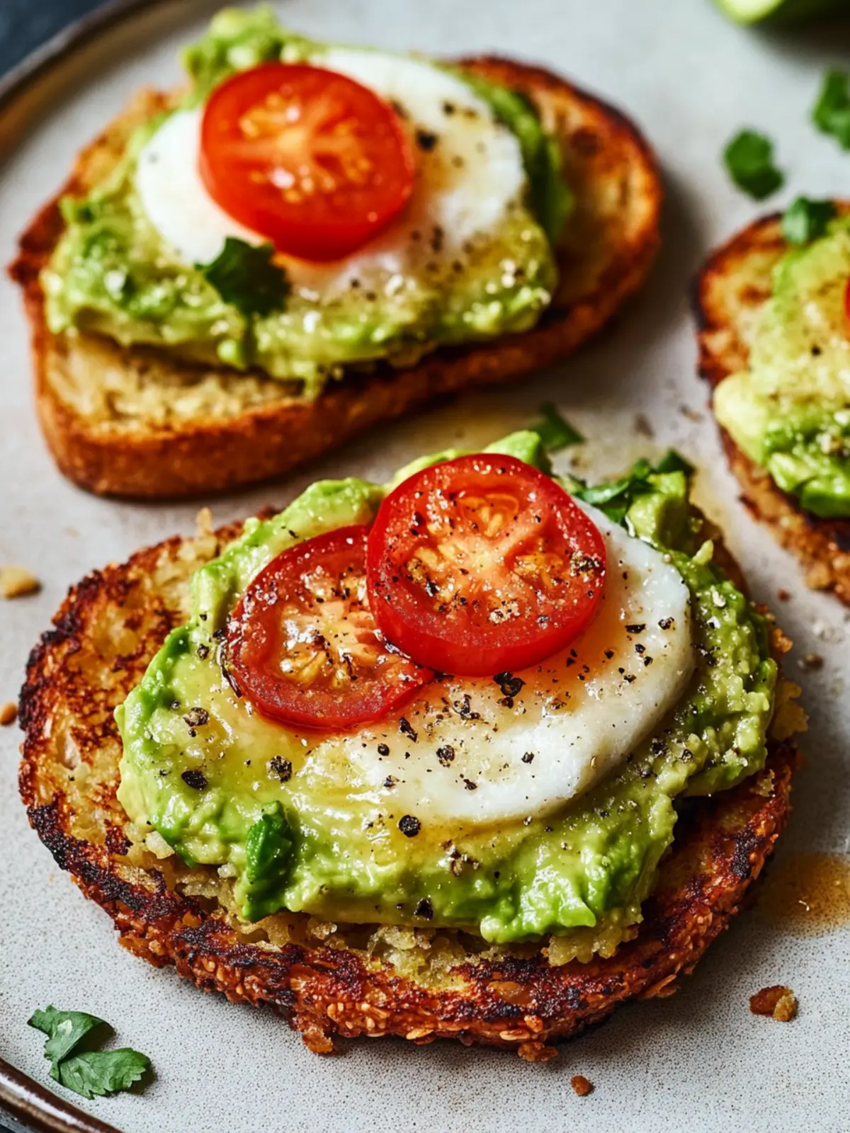 Spicy Smashed Avocado Hash Brown Toasts for Ultimate Flavor! 5 Spicy Smashed Avocado Hash Brown Toasts