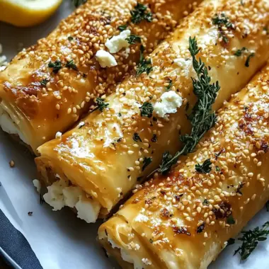 Crispy Oven Fried Feta Rolls with a Sweet Chili Kick 9 Oven Fried Feta Rolls