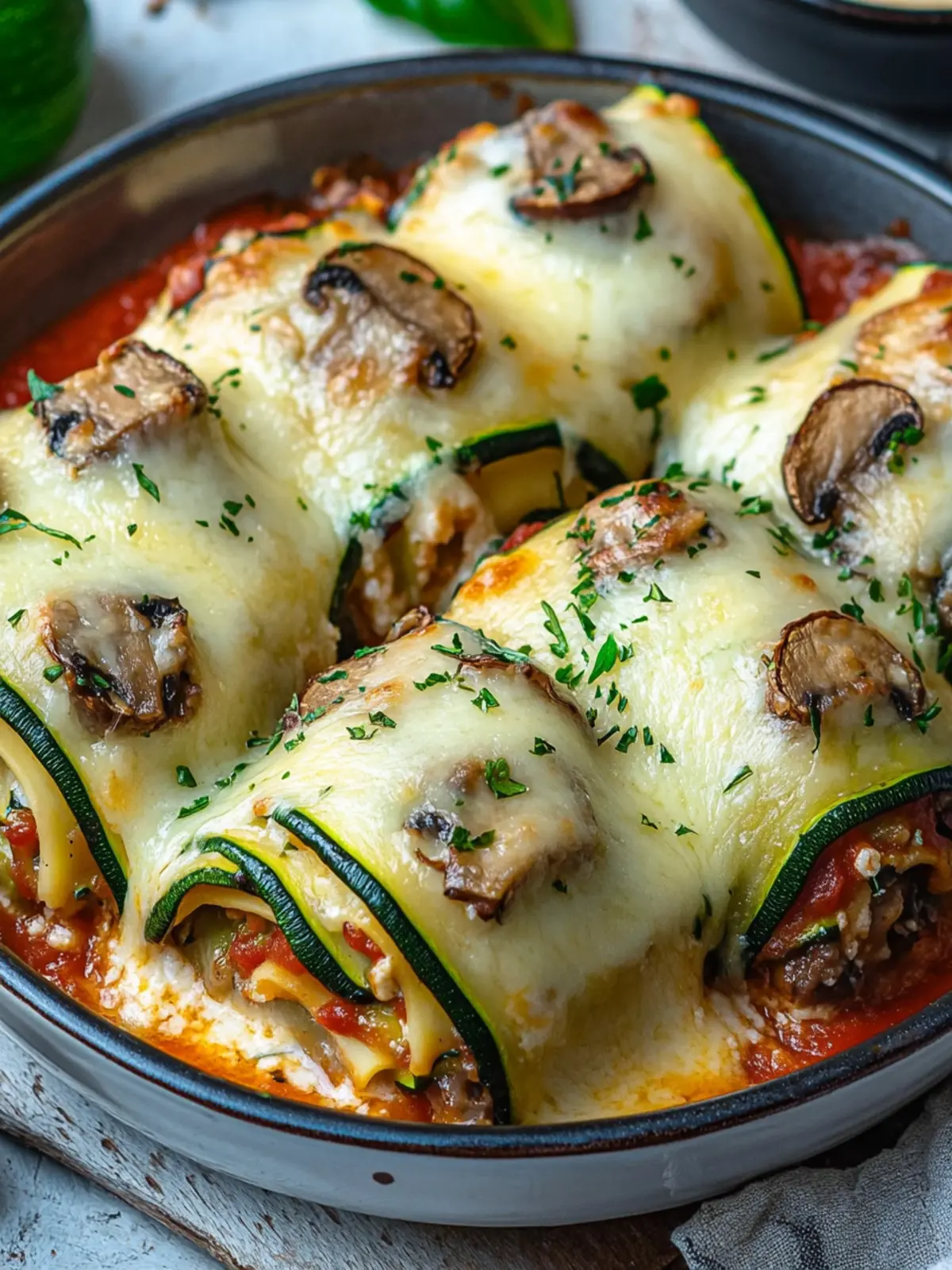 Mouthwatering Mushroom Zucchini Lasagna Rolls to Savor 5 Mushroom Zucchini Lasagna Rolls