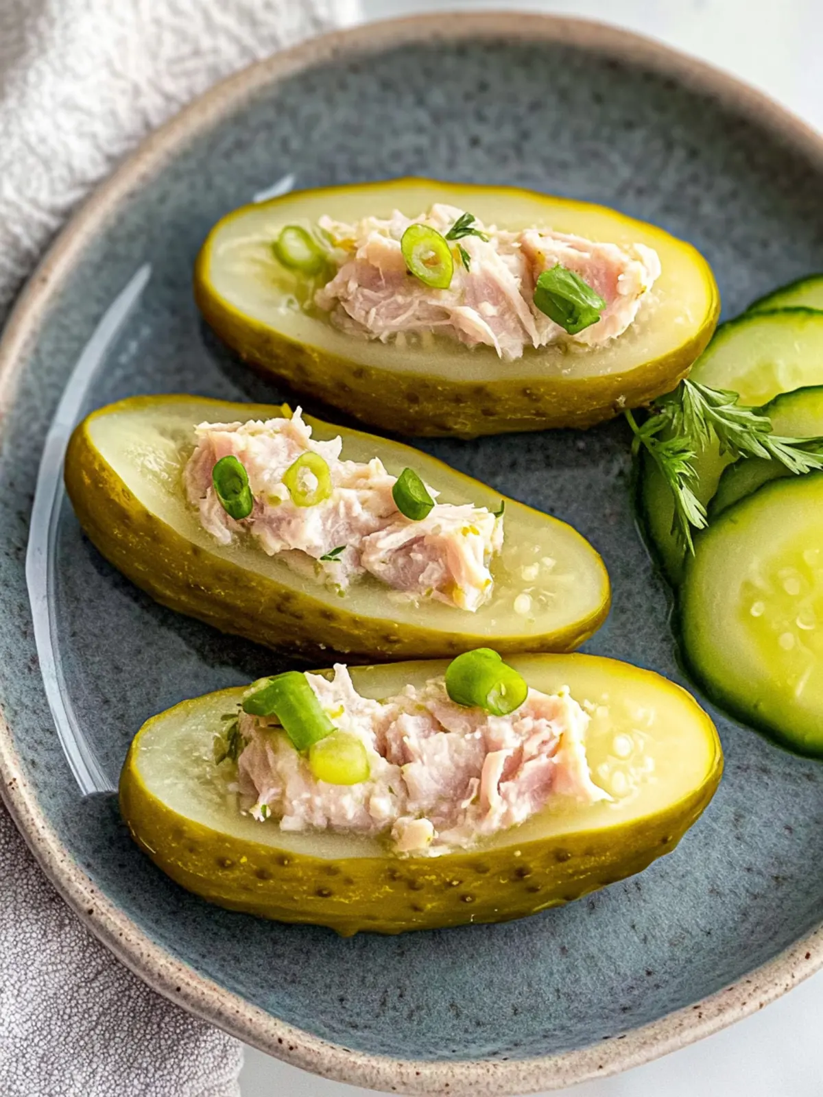 Tuna Stuffed Pickles: A Zesty Snack to Love 3 Tuna Stuffed Pickles