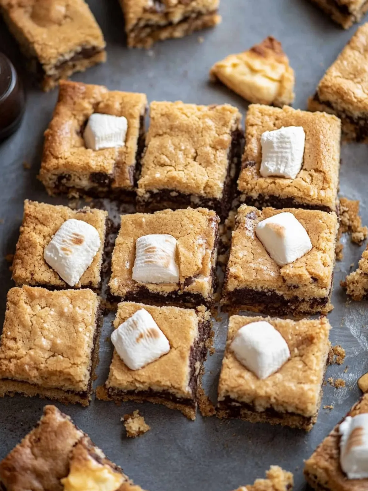Irresistible S’mores Cookie Bars You’ll Crave All Year! 4 S’mores Cookie Bars