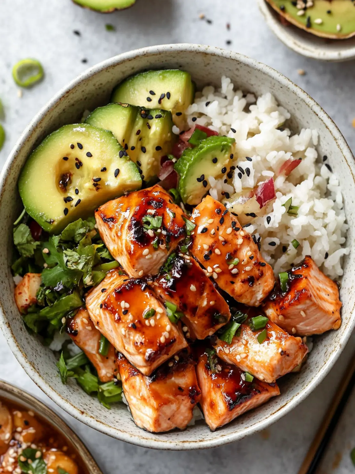 Delicious Honey Glazed Salmon Bowl Ready in Just 30 Minutes 3 Honey Glazed Salmon Bowl