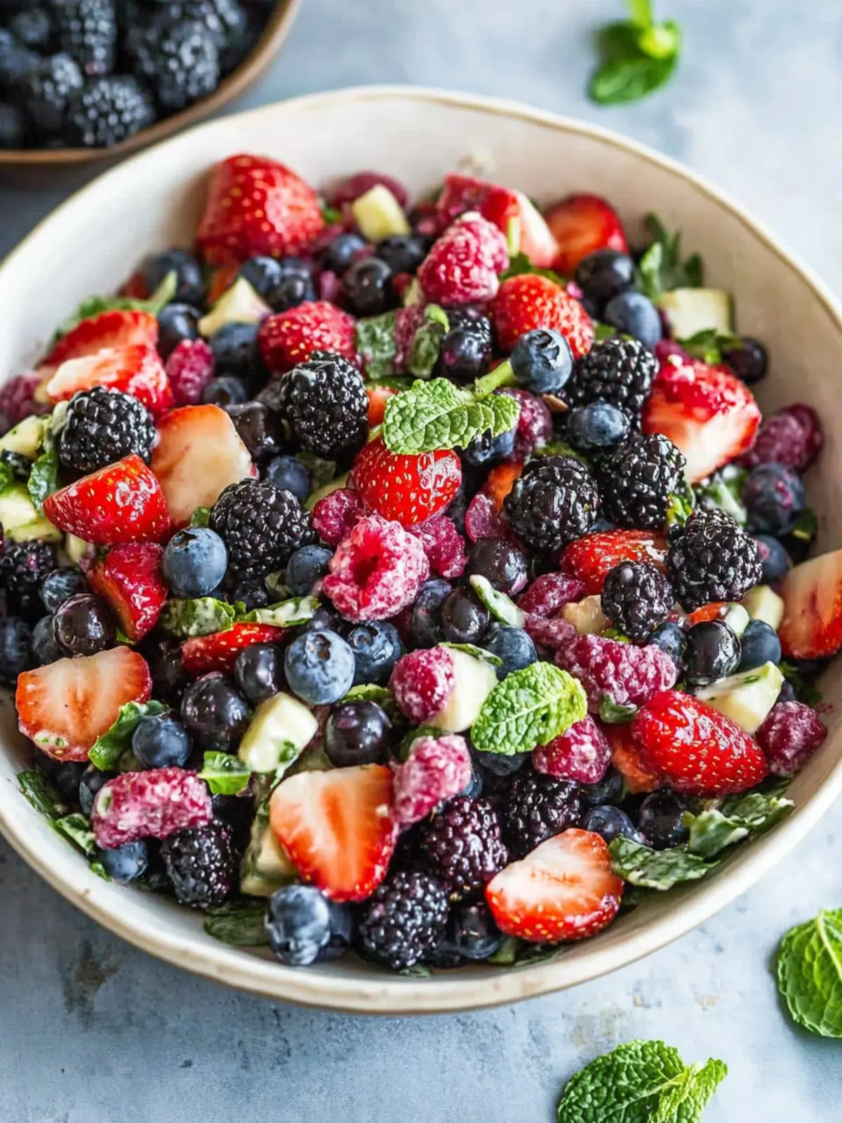 Superfood Berry Salad with Zesty Lemon Herb Dressing Delight 5 Superfood Berry Salad