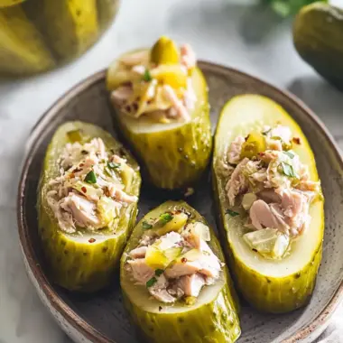 Tuna Stuffed Pickles: A Zesty Snack to Love 10 Tuna Stuffed Pickles