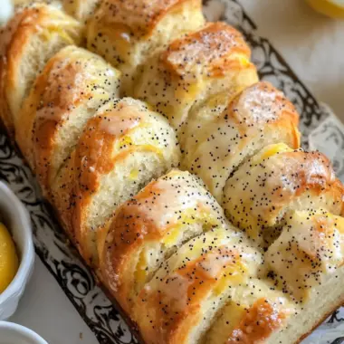 Lemon Poppy Seed Pull-Apart Bread: Easy & Irresistibly Delicious 9 Lemon Poppy Seed Pull-Apart Bread