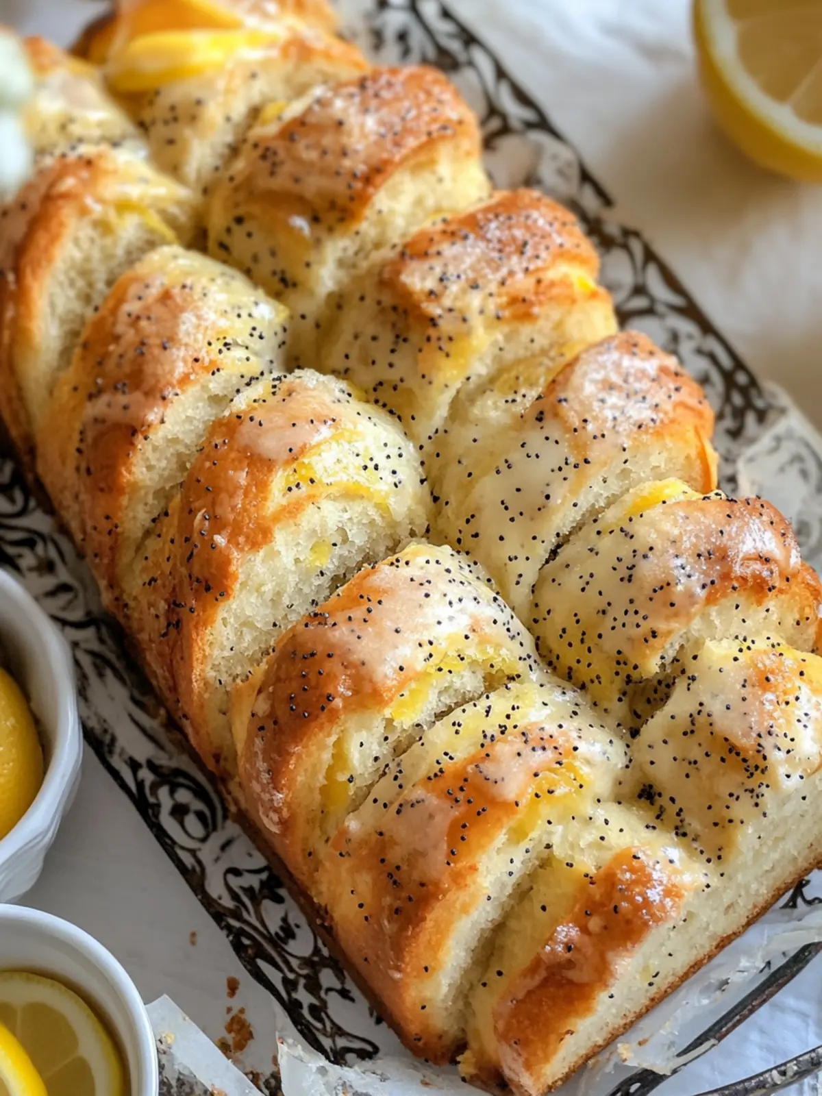 Lemon Poppy Seed Pull-Apart Bread: Easy & Irresistibly Delicious 5 Lemon Poppy Seed Pull-Apart Bread