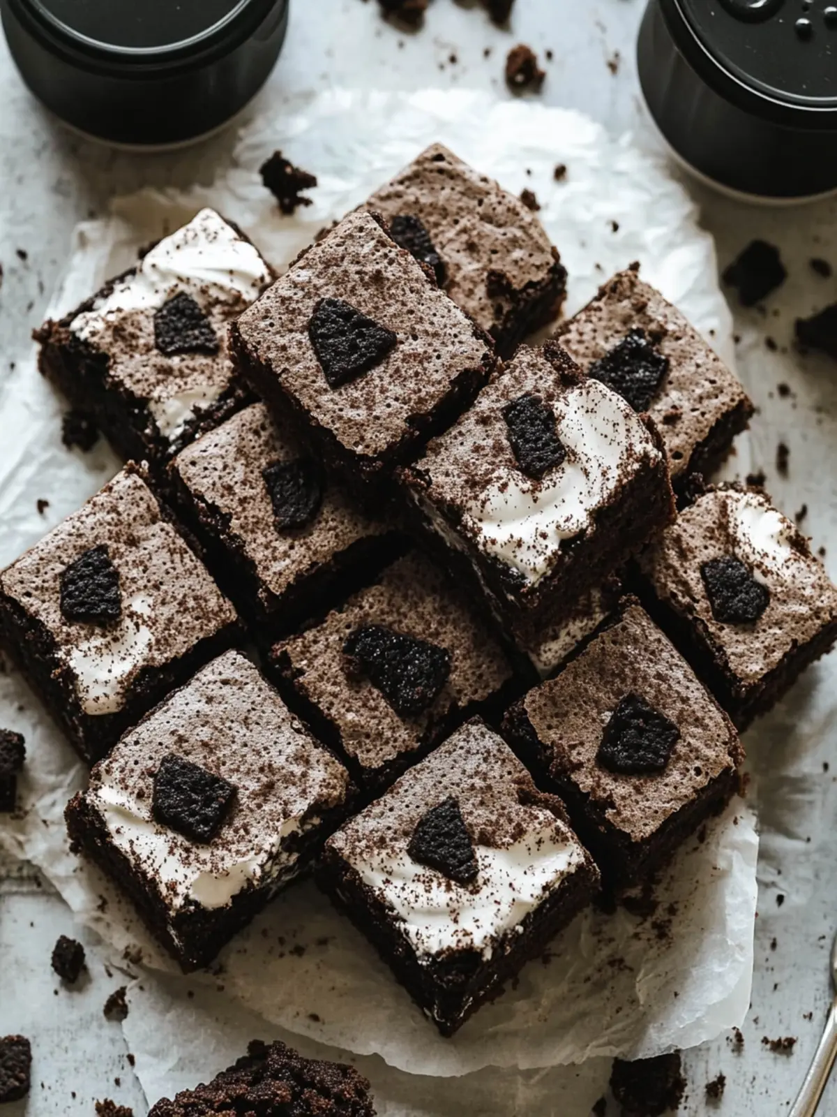 Irresistible Cookies and Cream Brownies That Bring Back Childhood 2 Cookies and Cream Brownies