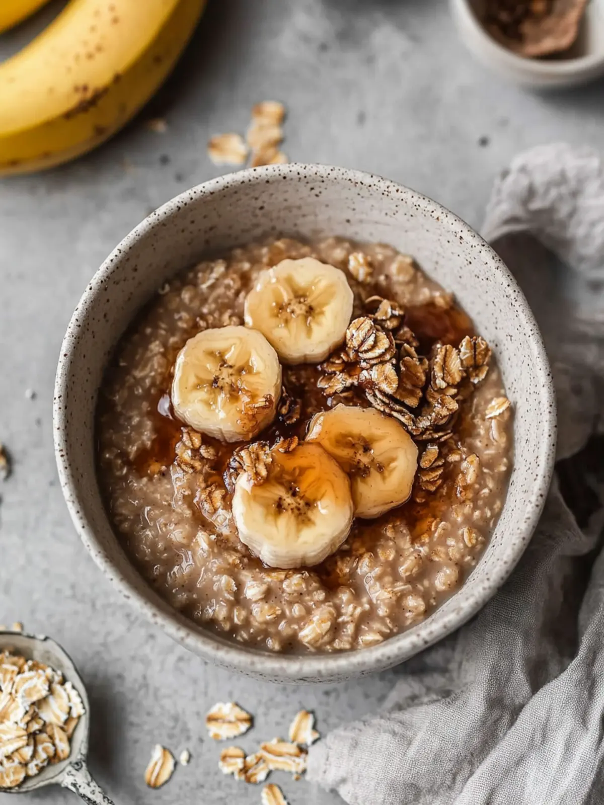 Delicious Caramelized Banana Oatmeal to Brighten Your Morning 2 Caramelized Banana Oatmeal