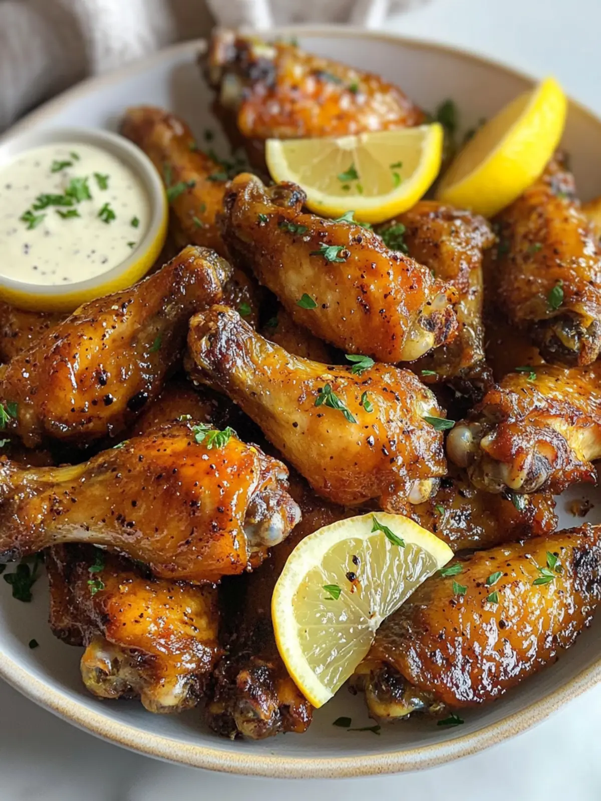 Crispy Honey Lemon Pepper Wings for Your Next Game Day 3 Honey Lemon Pepper Wings