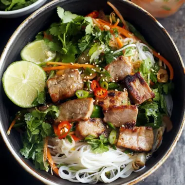 Lemongrass Pork Vietnamese Noodle Salad for Fresh Flavor Bliss 10 Lemongrass Pork Vietnamese Noodle Salad