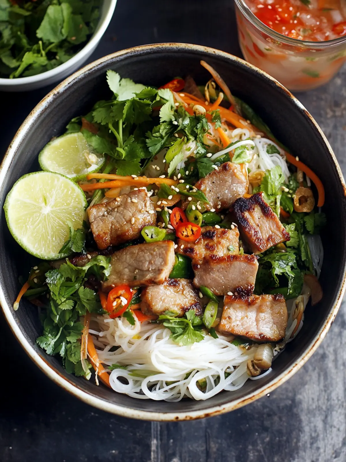 Lemongrass Pork Vietnamese Noodle Salad for Fresh Flavor Bliss 5 Lemongrass Pork Vietnamese Noodle Salad
