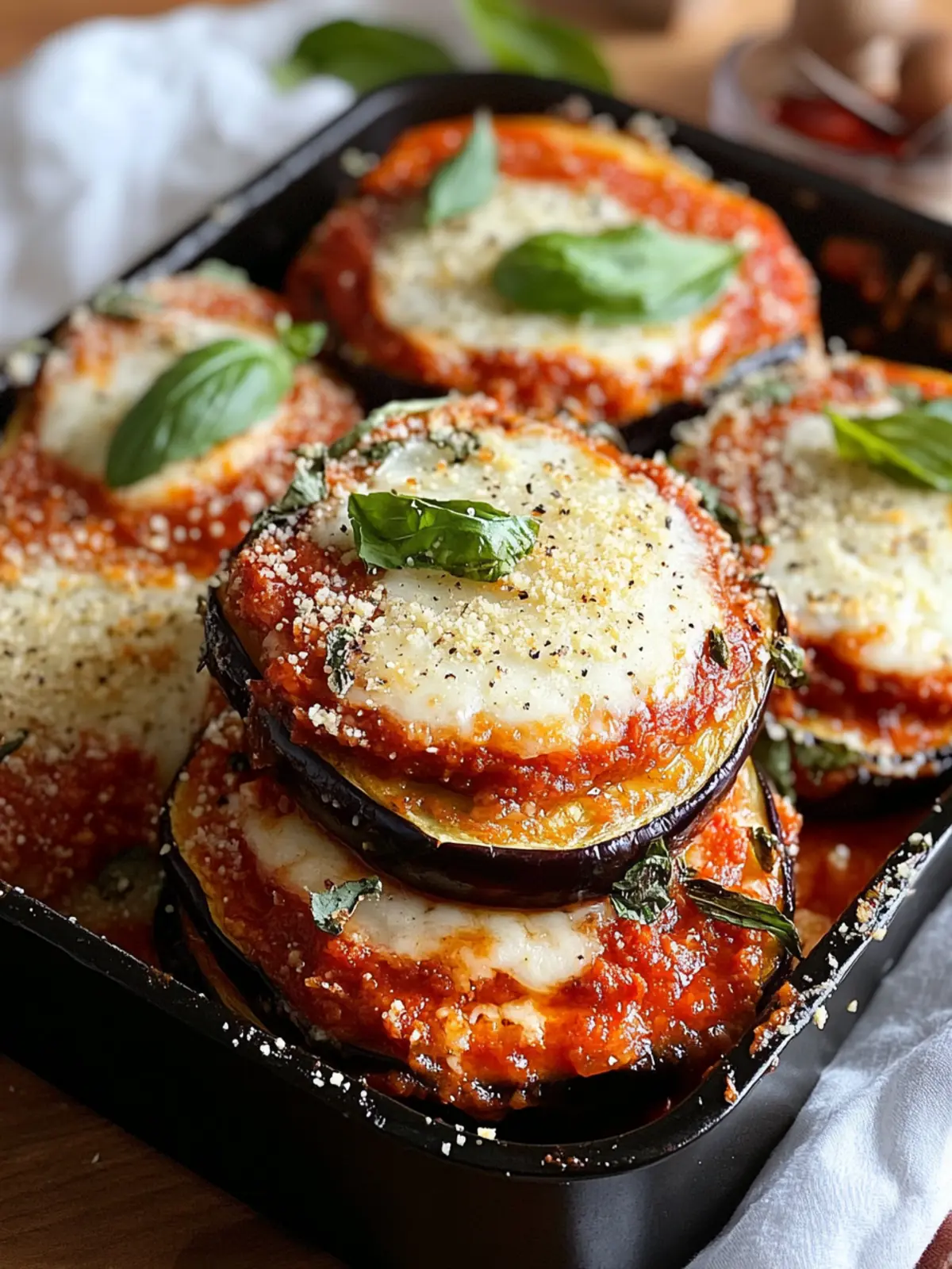 Savor Roasted Eggplant Parmesan Stacks That Delight Every Bite 3 Roasted Eggplant Parmesan Stacks